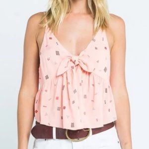 Skylar Madison Pink Bow Top NWT